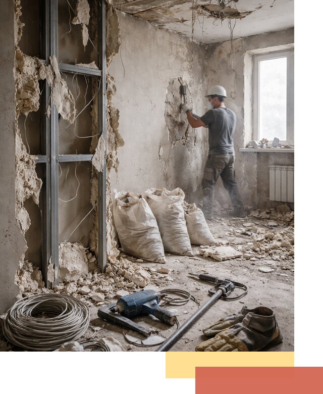 Профессиональный демонтаж зданий и конструкций в Павлово