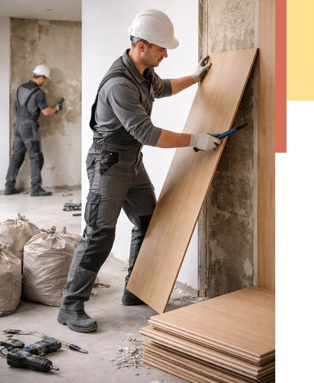 Демонтаж стеновых панелей в Павлово от 3548 руб. за м² быстро и недорого | ОТДЕЛОЧНИК-Пвв