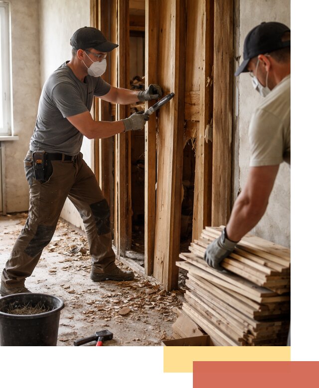 Демонтаж деревянных перегородок в Павлово быстро и аккуратно