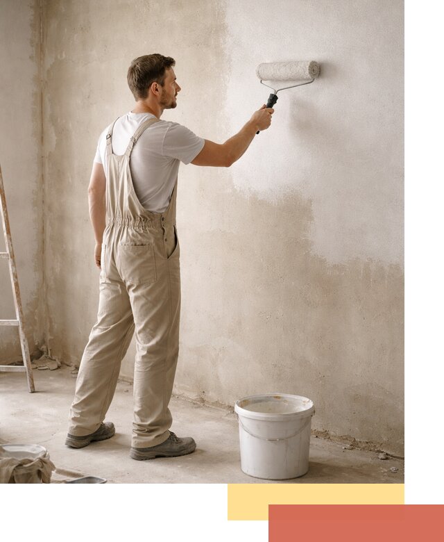 Грунтовка стен под отделку в Павлово профессиональным раствором