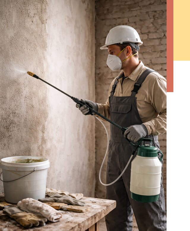 Антисептическая обработка стен в Павлово от 1216 руб. — быстро и недорого | ОТДЕЛОЧНИК-Пвв