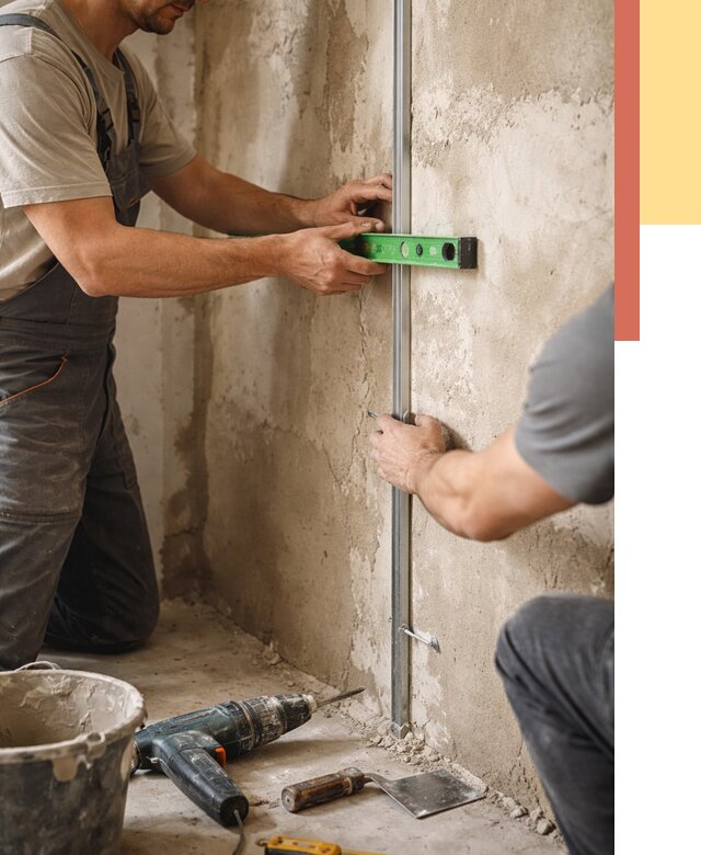 Установка штукатурных маяков в Павлово от 7096 руб. — быстро и недорого | ОТДЕЛОЧНИК-Пвв