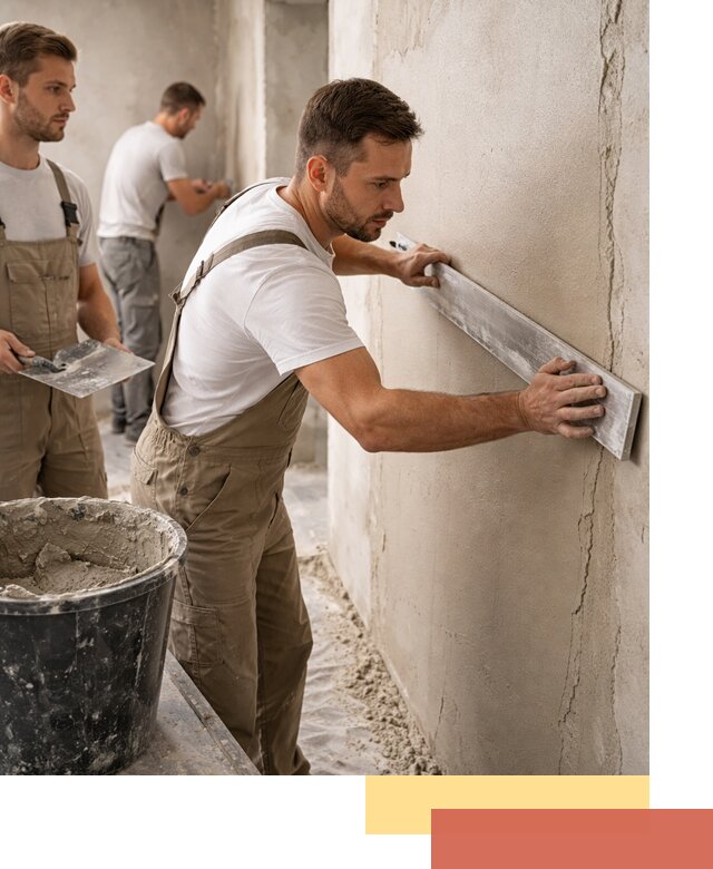 Штукатурка стен без маяков в Павлово быстро и качественно