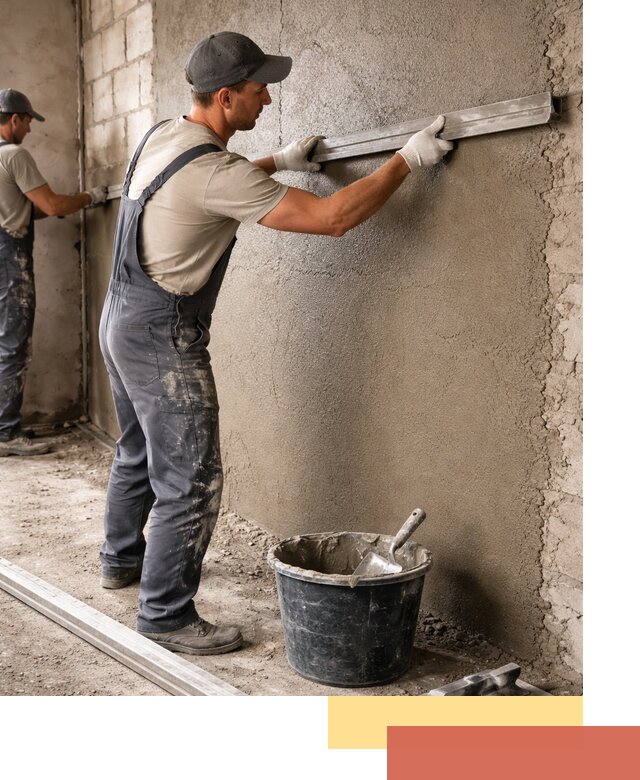 Штукатурка стен цементно-песчаная в Павлово профессионально