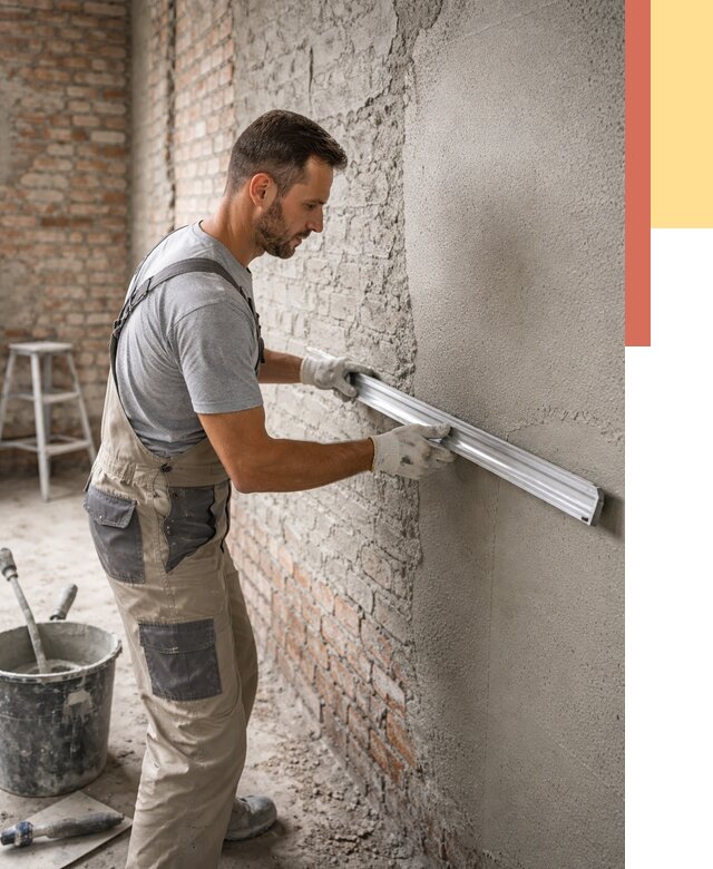 Штукатурка кирпичных стен в Павлово от 4562 руб/м2 — быстро и недорого | ОТДЕЛОЧНИК-Пвв