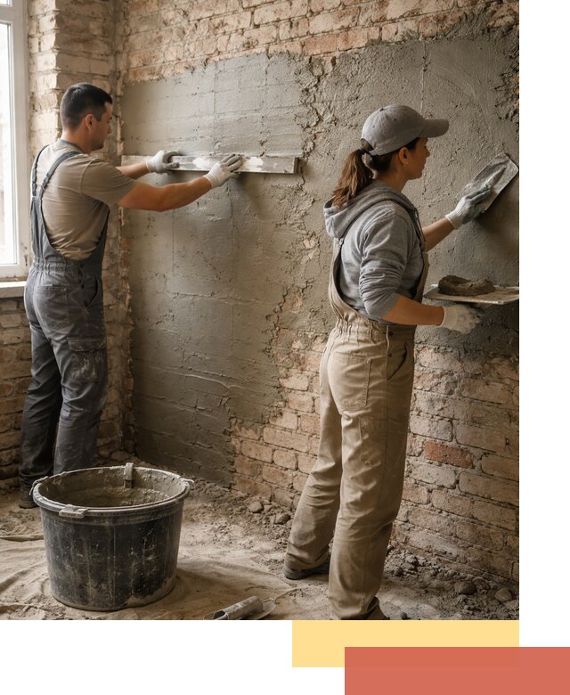 Штукатурка кирпичных стен в Павлово — качественно и надежно