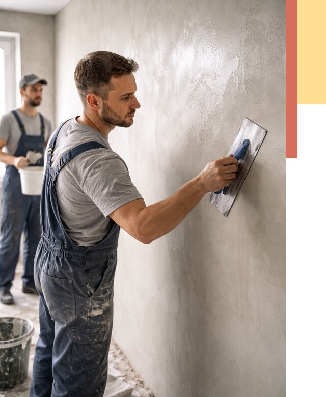 Глянцевание штукатурки стен в Павлово от 7603 руб. — услуги и затирка | ОТДЕЛОЧНИК-Пвв