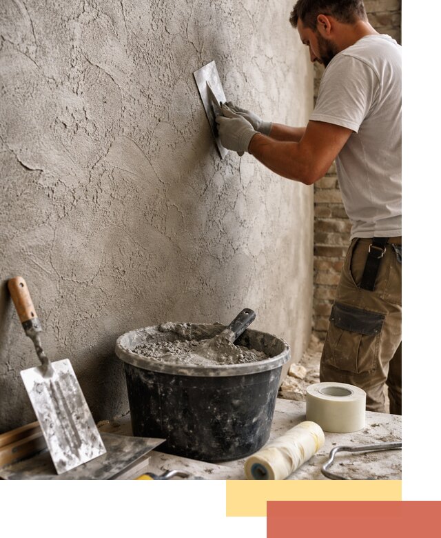 Декоративная штукатурка лофт в Павлово — отделка стен и потолков