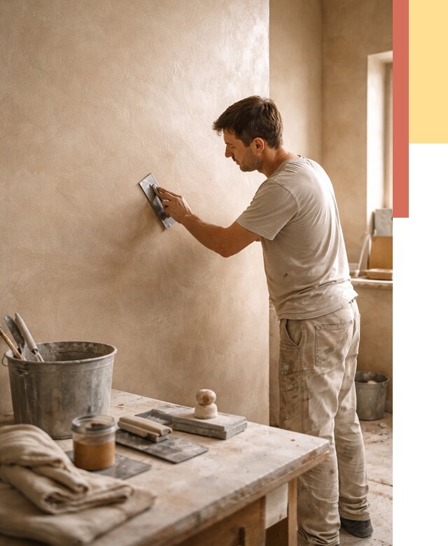 Марокканская штукатурка таделакт в Павлово под ключ от 4258 руб. | ОТДЕЛОЧНИК-Пвв