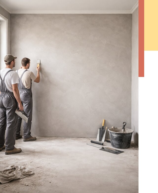 Микробетон на стены в Павлово от 1267 руб. — нанесение и отделка | ОТДЕЛОЧНИК-Пвв