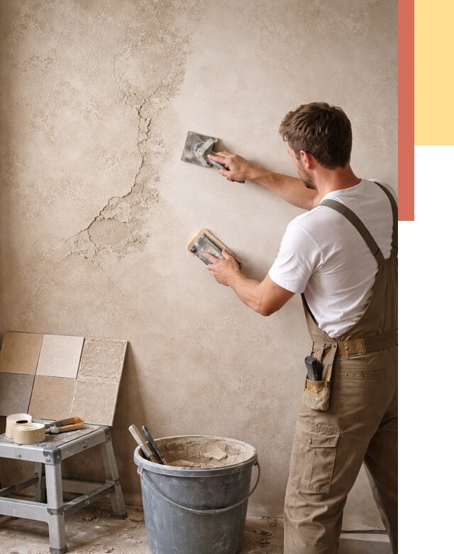 Ремонт декоративной штукатурки в Павлово от 4562 руб. под ключ | ОТДЕЛОЧНИК-Пвв