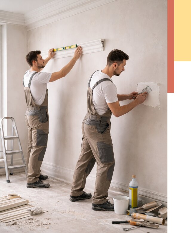 Монтаж лепнины на стены в Павлово от 4562 руб. — недорого, быстро | ОТДЕЛОЧНИК-Пвв