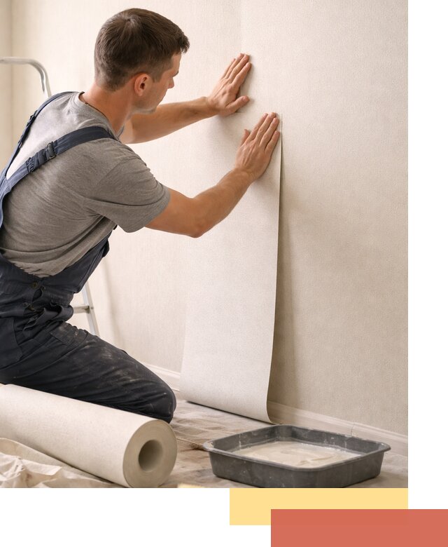 Поклейка флизелиновых обоев в Павлово качественно и быстро