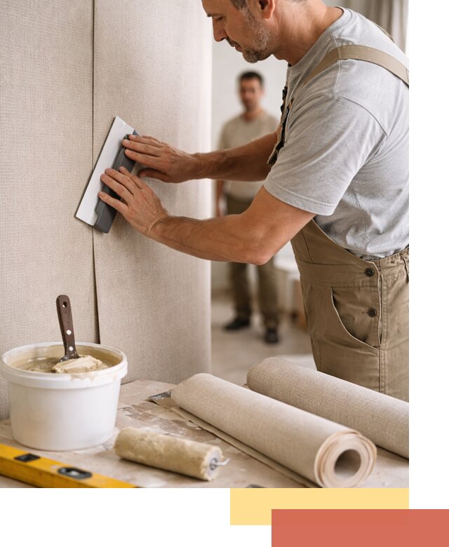 Поклейка текстильных обоев в Павлово профессионально и аккуратно