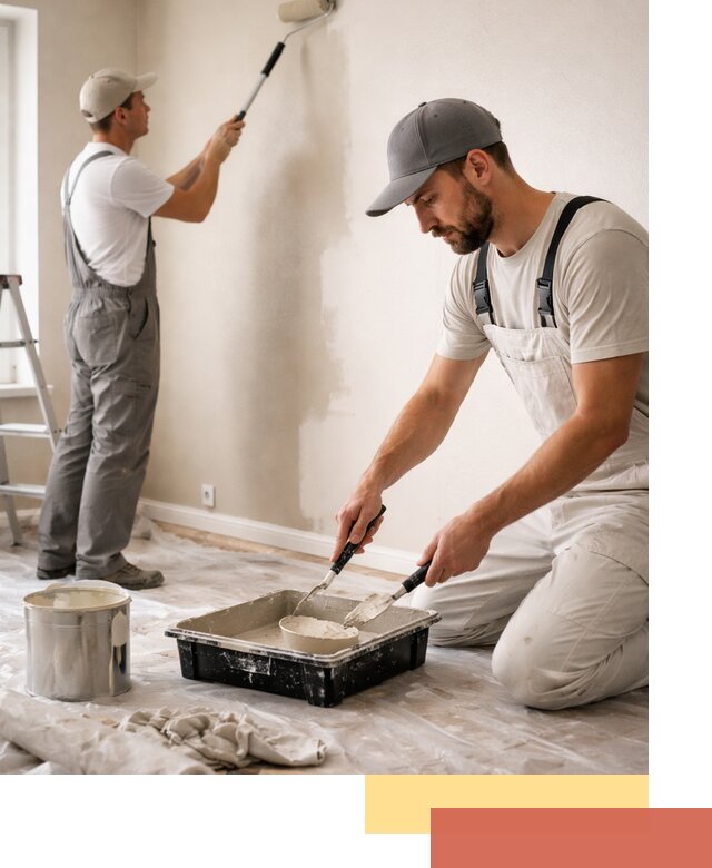 Покраска стен в квартире в Павлово — профессионально и аккуратно