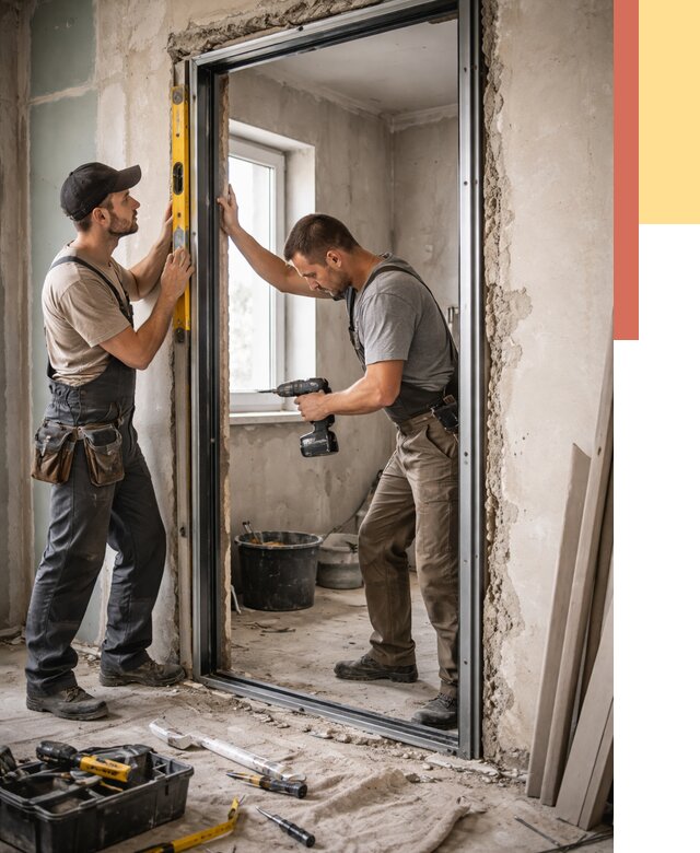 Закладка дверного проема в Павлово от 3548 руб. — быстро и недорого | ОТДЕЛОЧНИК-Пвв