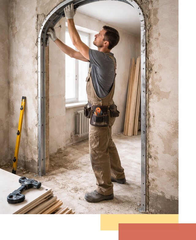 Устройство арочного проема в Павлово под ключ