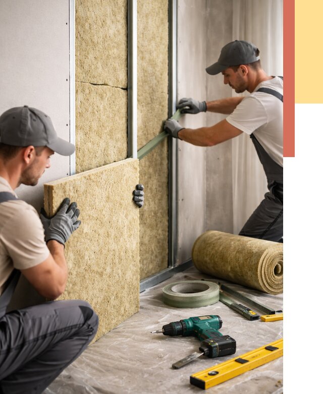 Шумоизоляция стен в Павлово под ключ от 1875 руб. | ОТДЕЛОЧНИК-Пвв