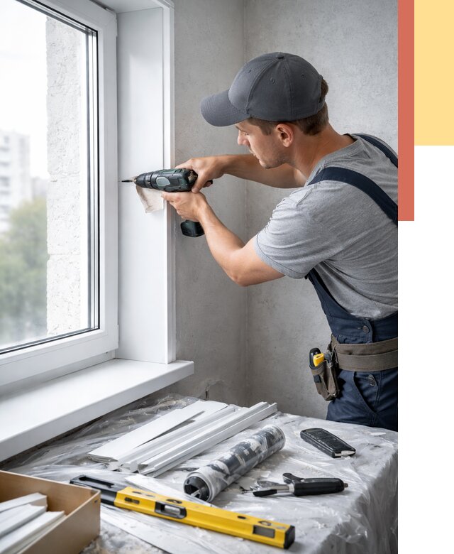 Установка пластиковых откосов в Павлово от 2281 руб. | ОТДЕЛОЧНИК-Пвв монтаж, быстро и недорого