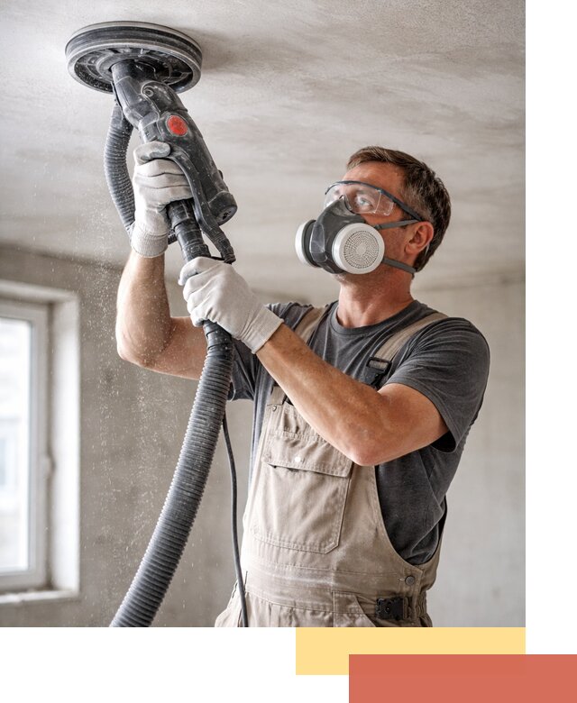 Шлифовка потолка в Павлово — качественная подготовка под отделку