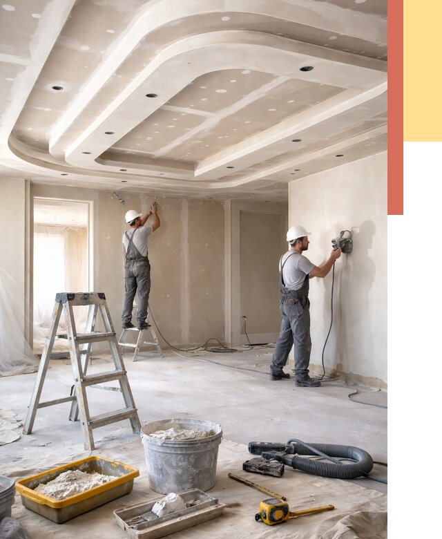 Многоуровневый потолок из гипсокартона в Павлово от 760 руб. под ключ | ОТДЕЛОЧНИК-Пвв