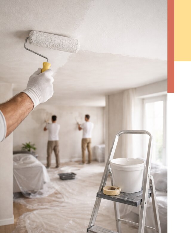 Покраска потолка акриловой краской в Павлово от 2534 руб. | ОТДЕЛОЧНИК-Пвв