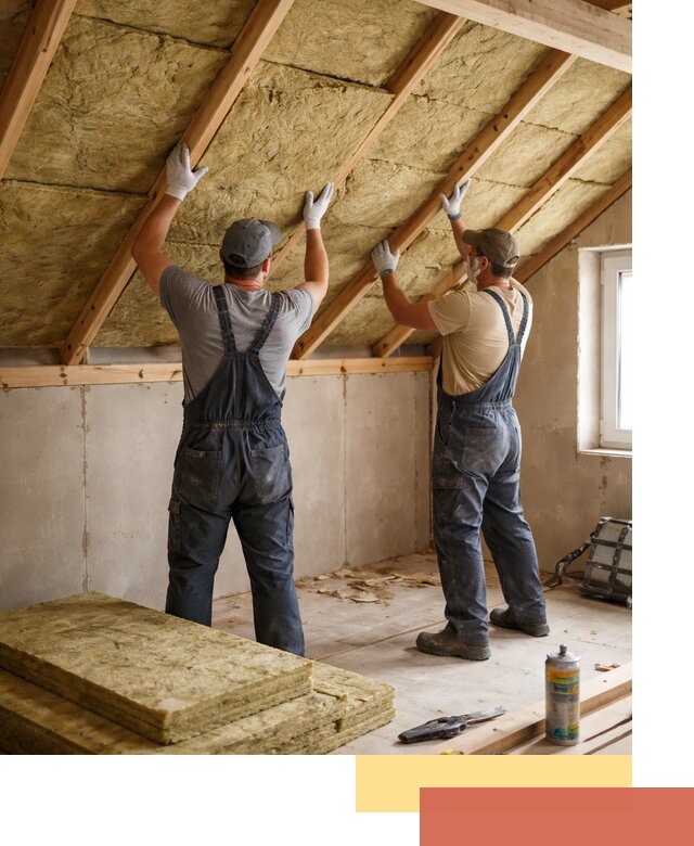 Утепление потолка минеральной ватой в Павлово