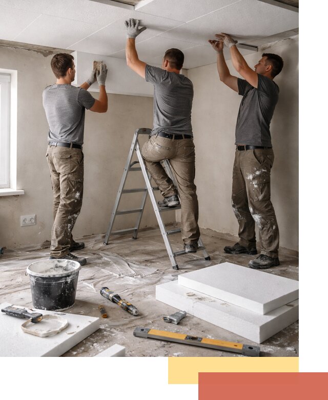 Утепление потолка пенопластом в Павлово быстро и качественно