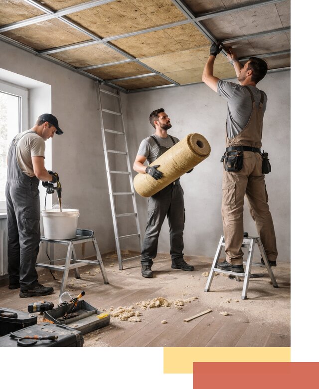 Шумоизоляция потолка в Павлово: профессиональный монтаж и отделка